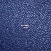Load image into Gallery viewer, HERMES Picotin Lock Blue Tie Taurillon Clemence Size PM