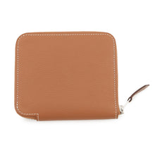 Load image into Gallery viewer, HERMES Azap compact silk in Gold Evercolor