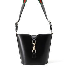 Load image into Gallery viewer, GUCCI Bucket Shoulder Bag Black782908 Leather Canvas