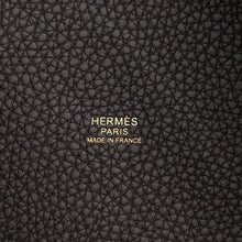 将图像加载到图库查看器中,HERMES Picotin Lock Pull Noir Taurillon Clemence Size PM