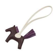 将图像加载到图库查看器中,HERMES Rodeo RougeSellier/Violet/Craie Lambskin Size PM