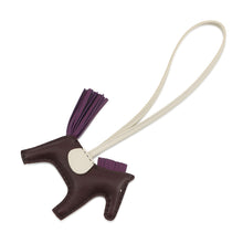 将图像加载到图库查看器中,HERMES Rodeo RougeSellier/Violet/Craie Lambskin Size PM