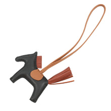 Load image into Gallery viewer, HERMES Rodeo Black/Sienne/Gold Swift Leather Size PM