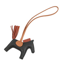 Load image into Gallery viewer, HERMES Rodeo Black/Sienne/Gold Swift Leather Size PM