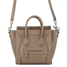 Load image into Gallery viewer, CELINE Luggage Shopper Shoulder Bag Suri189243DRU.09SO Leather Size Nano