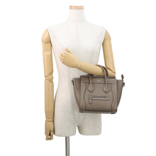 Load image into Gallery viewer, CELINE Luggage Shopper Shoulder Bag Suri189243DRU.09SO Leather Size Nano