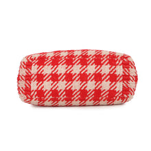 将图像加载到图库查看器中,MIUMIU Terrycloth Check 2-Way Tote Bag Red5BG236 pile