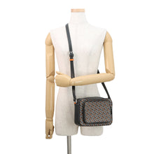 Load image into Gallery viewer, BURBERRY TBMonogram Shoulder Bag Black/Orange/White PVC Leather