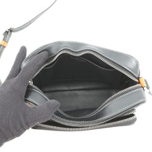 Load image into Gallery viewer, BURBERRY TBMonogram Shoulder Bag Black/Orange/White PVC Leather