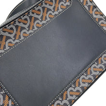 Load image into Gallery viewer, BURBERRY TBMonogram Shoulder Bag Black/Orange/White PVC Leather