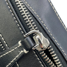 Load image into Gallery viewer, BURBERRY TBMonogram Shoulder Bag Black/Orange/White PVC Leather