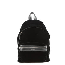 Load image into Gallery viewer, SAINT LAURENT PARIS City Backpack Black462807 Velour Leather