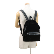 Load image into Gallery viewer, SAINT LAURENT PARIS City Backpack Black462807 Velour Leather