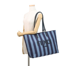 Load image into Gallery viewer, FENDI Go-to-Shopper Tote Navy/Blue7VA610 Canvas Leather