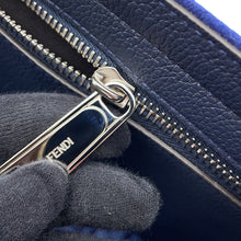 Load image into Gallery viewer, FENDI Go-to-Shopper Tote Navy/Blue7VA610 Canvas Leather