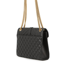 Load image into Gallery viewer, SAINT LAURENT PARIS Envelope Chain Shoulder Back Black600185AACT71000 Lambskin Size Medium