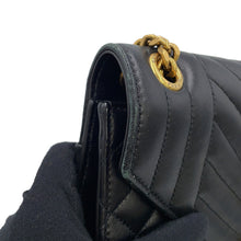 Load image into Gallery viewer, SAINT LAURENT PARIS Envelope Chain Shoulder Back Black600185AACT71000 Lambskin Size Medium