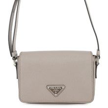 Load image into Gallery viewer, PRADA Saffiano Leather Shoulder Bag Greige2VD065 Leather