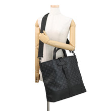 Load image into Gallery viewer, LOUIS VUITTON Saumur Tote NoirM45914 Monogram Eclipse