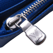Load image into Gallery viewer, LOUIS VUITTON Portefeuille Brazza Noir/BlueM30791 Taiga Leather/V-Shape