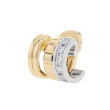 将图像加载到图库查看器中,Boucheron Quatre Radiant Open Row Single Clip EarringJCO01373 K18YG K18WG
