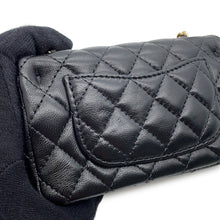 将图像加载到图库查看器中,CHANEL Matelasse Classic Mini Bag Charm BlackAP4760 Lambskin Faux Pearl Rhinestone