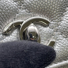 Load image into Gallery viewer, CHANEL Coco Handle 2WAYHandbag SilverAS2215 Caviar Leather Size XXS