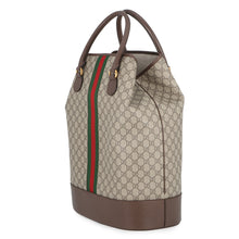 将图像加载到图库查看器中,GUCCI Ophidia Savoy Duffle Bag Beige/Brown760227 GG Supreme Leather