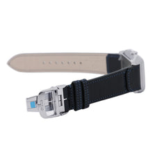 Load image into Gallery viewer, JAEGER-LE COULTRE Reverso Tribute Duo Small Seconds H47mm×W28.3mm Stainless Steel Leather Blue/Silver DialQ3988481