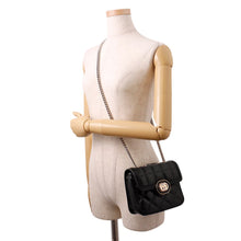 Load image into Gallery viewer, GUCCI Decorated Mini Chain Shoulder Bag Black741457 Leather