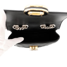 Load image into Gallery viewer, GUCCI Decorated Mini Chain Shoulder Bag Black741457 Leather