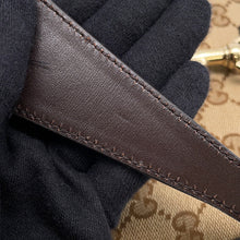 Load image into Gallery viewer, GUCCI Mini bucket bag Beige/Brown782919 GG Canvas Leather