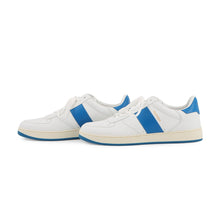 Load image into Gallery viewer, LOUIS VUITTON Rivoli Line Sneakers White/Blue1A5Y0X Leather Size 7