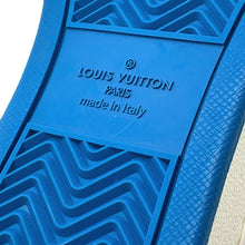 Load image into Gallery viewer, LOUIS VUITTON Rivoli Line Sneakers White/Blue1A5Y0X Leather Size 7