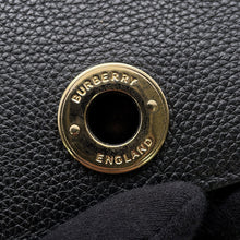 将图像加载到图库查看器中,BURBERRY Nova Check Flap Shoulder Bag Black8021110 Leather Canvas