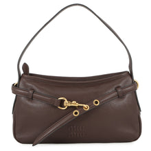 Load image into Gallery viewer, MIUMIU Avant Tulle One Shoulder Bag Brown5BC182_2BBL_F0NBL_V_OOO Nappa Leather Size regular