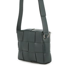 Load image into Gallery viewer, Bottega Veneta Maxi INTRECCIATO Shoulder Bag Dark Green Leather