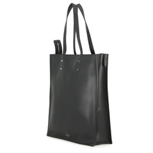 将图像加载到图库查看器中,Valentino Garavani VLTN Logo Rock Studded Tote Bag Black Leather