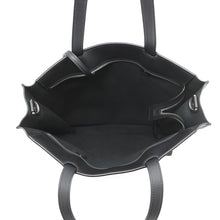 将图像加载到图库查看器中,Valentino Garavani VLTN Logo Rock Studded Tote Bag Black Leather