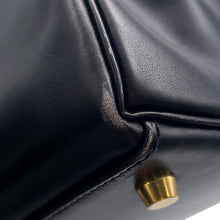 Load image into Gallery viewer, HERMES Kelly Retourne Black Box Calf Leather Size 35