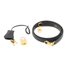 Load image into Gallery viewer, HERMES Kelly Retourne Black Box Calf Leather Size 35