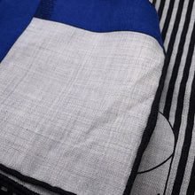 将图像加载到图库查看器中,HERMES Giant Square MORS JOUETS Size 140 Gray/Black/Blue Silk Cashmere