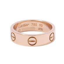 Load image into Gallery viewer, CARTIER Love Ring Size Classic/53/#13B4084800 18K Pink Gold