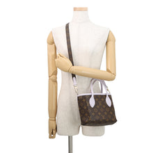 将图像加载到图库查看器中,LOUIS VUITTON Neverfull・Inside Out Misty LilacM25656 Monogram Grain Leather Size BB