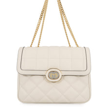 将图像加载到图库查看器中,GUCCI Decorated Chain Shoulder Bag White850524 Leather