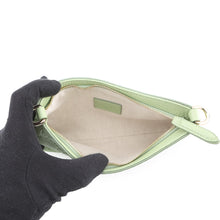 Load image into Gallery viewer, GUCCI GG Emblem Super Mini Bag Green815278 Leather