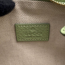 Load image into Gallery viewer, GUCCI GG Emblem Super Mini Bag Green815278 Leather