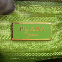 Load image into Gallery viewer, PRADA Canapa tote Green/PinkBN2303 Raffia