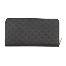 将图像加载到图库查看器中,CELINE Large Zip Wallet Black10B552BQ3.38NO PVC