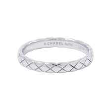 Load image into Gallery viewer, CHANEL Coco Crush Collection Ring Size 60/#20 MiniJ11793 18K White Gold
